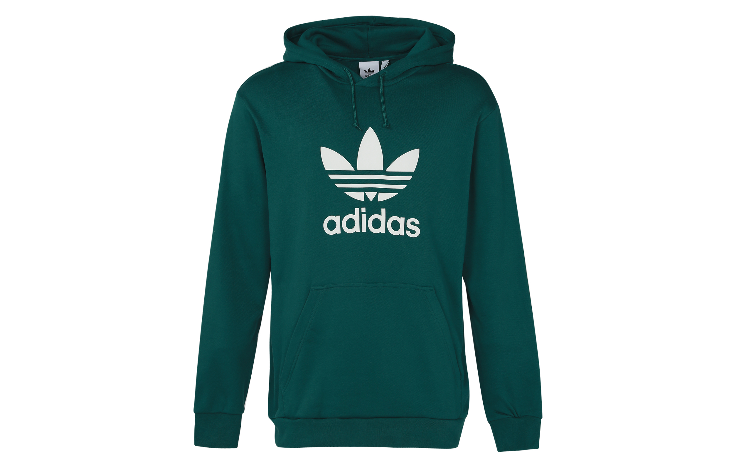 adidas Trefoil Pullover Hoodie Green EJ9681