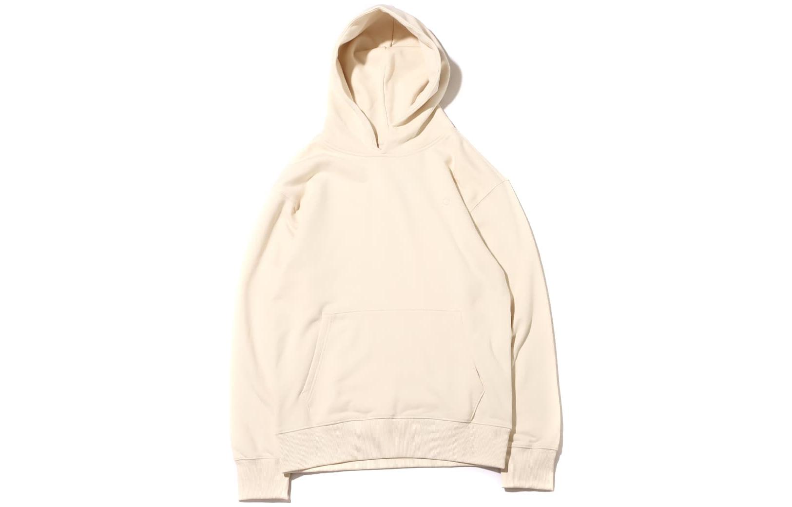 adidas Trefoil Solid Logo Hoodie Pullover Long Sleeve Off-White HK2936