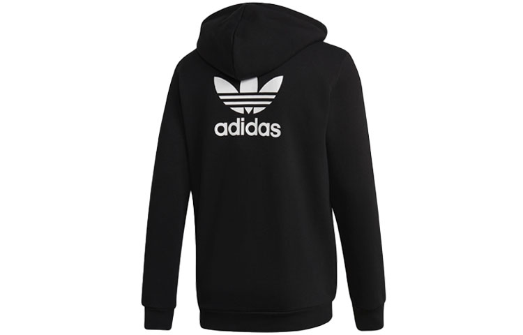 adidas TRF Fleece Hoodie Full-Zip Jacket Black DN6016