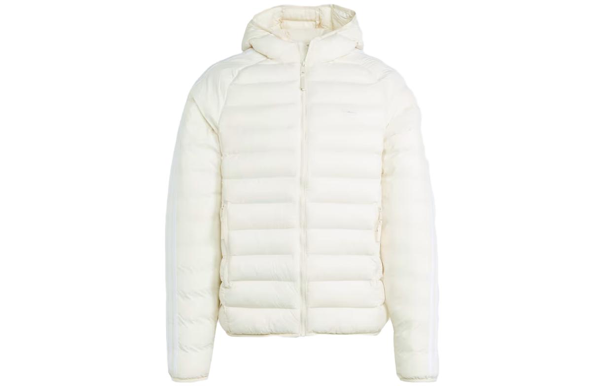 adidas Tri-Stripe Colorblock Hoodie Jacket - White IL2568