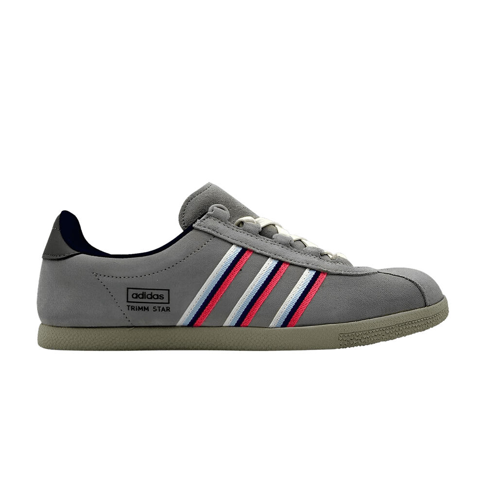 adidas trimm star grey and pink