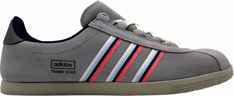 Adidas trimm star grey and pink sales