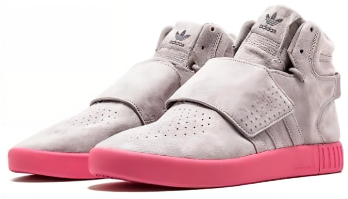阿迪达斯 Tubular Invader 系列灰色绑带运动鞋 BA7878 Lookbook 阿迪达斯 Tubular Invader 系列灰色绑带运动鞋 BA7878