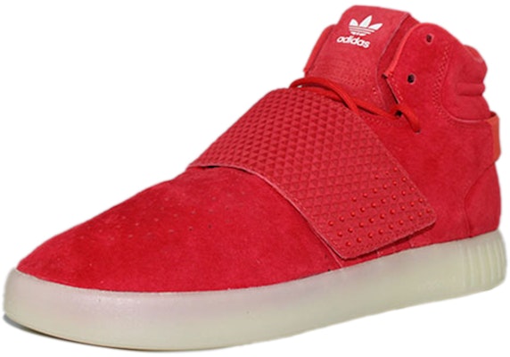 阿迪达斯 Tubular Invader 绒面革带 "红色" BB5039 Lookbook 阿迪达斯 Tubular Invader 绒面革带 "红色" BB5039