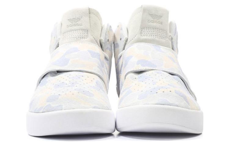 Lookbook adidas Tubular Invader Strap 'White Camo' Putih Kelabu BB8394