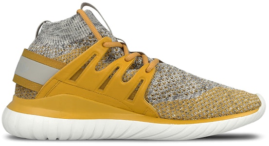 adidas originals Tubular Nova Primeknit 耐磨防滑 中筒運動鞋 灰黃色 Order adidas originals Tubular Nova Primeknit 耐磨防滑 中筒運動鞋 灰黃色
