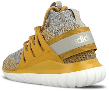 adidas originals Tubular Nova Primeknit 耐磨防滑 中筒運動鞋 灰黃色 Shop adidas originals Tubular Nova Primeknit 耐磨防滑 中筒運動鞋 灰黃色