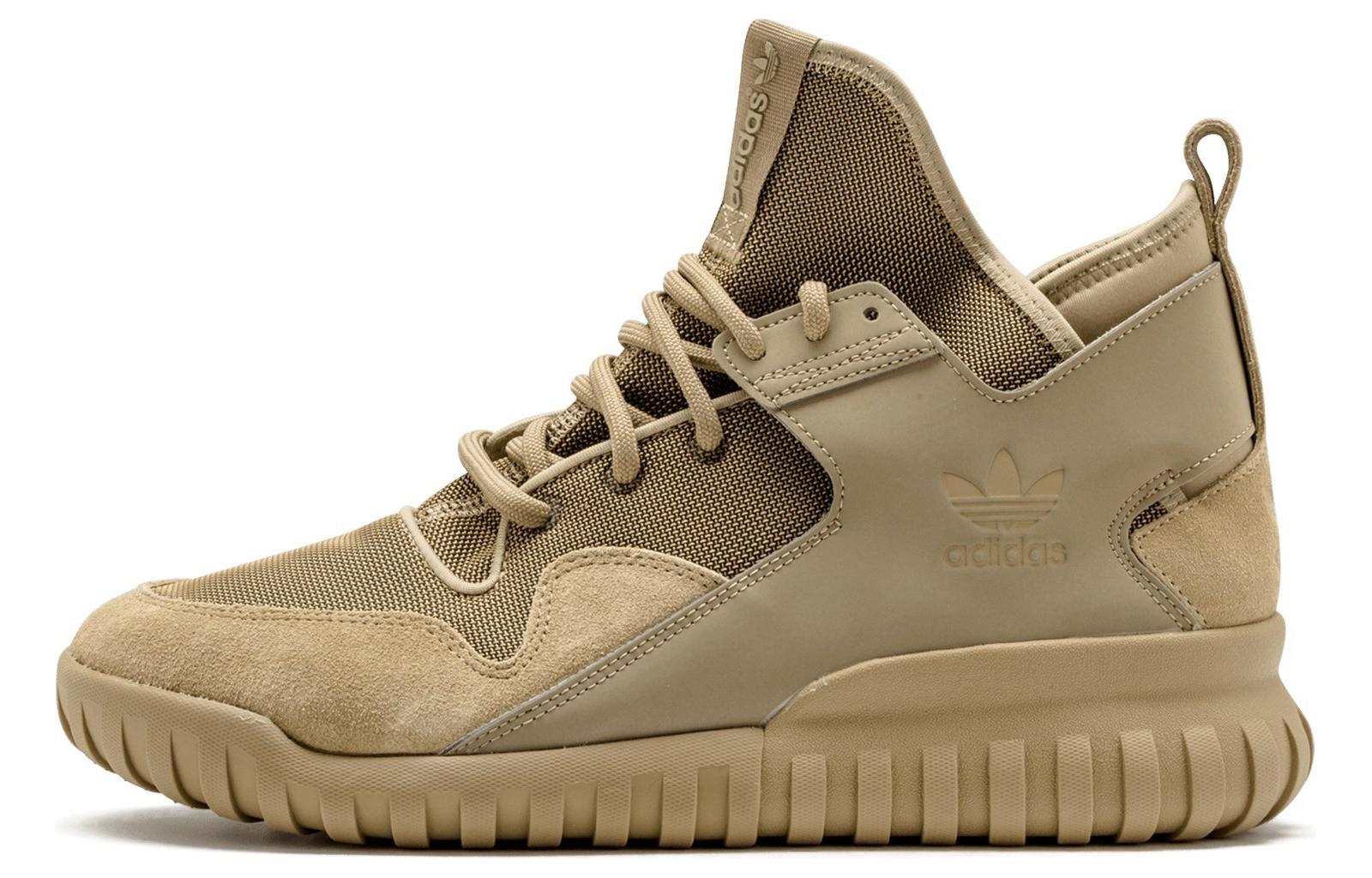 Buy adidas originals Tubular 緩震耐磨 高筒 跑步鞋 男款 棕色