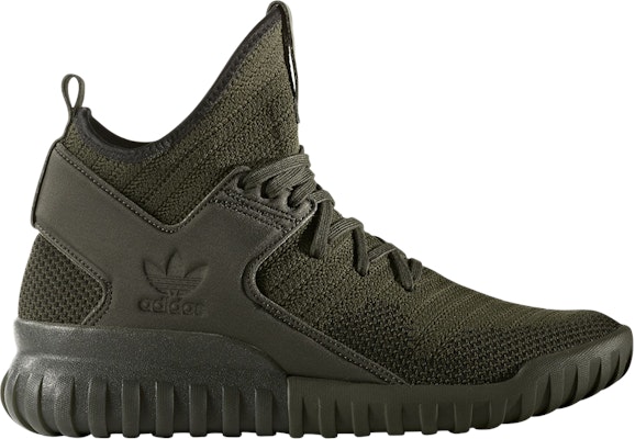 adidas Tubular X Primeknit 'Night Cargo' Lelaki Kasut Hijau Gelap S76713 Buy adidas Tubular X Primeknit 'Night Cargo' Lelaki Kasut Hijau Gelap S76713