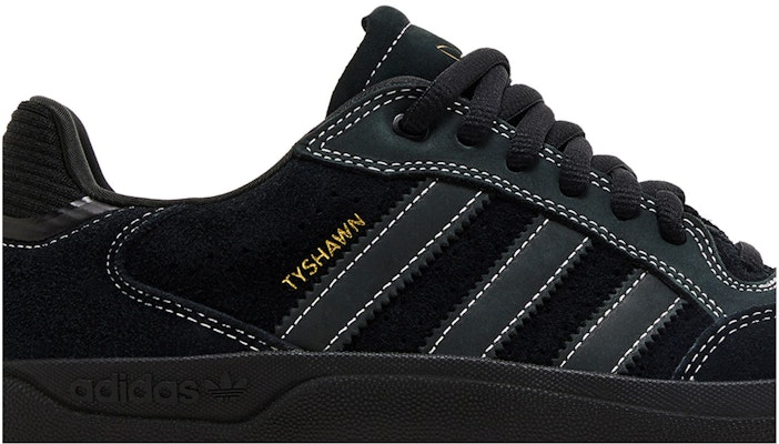 adidas Tyshawn 'Black Gold Metallic' IE3130 Order adidas Tyshawn 'Black Gold Metallic' IE3130