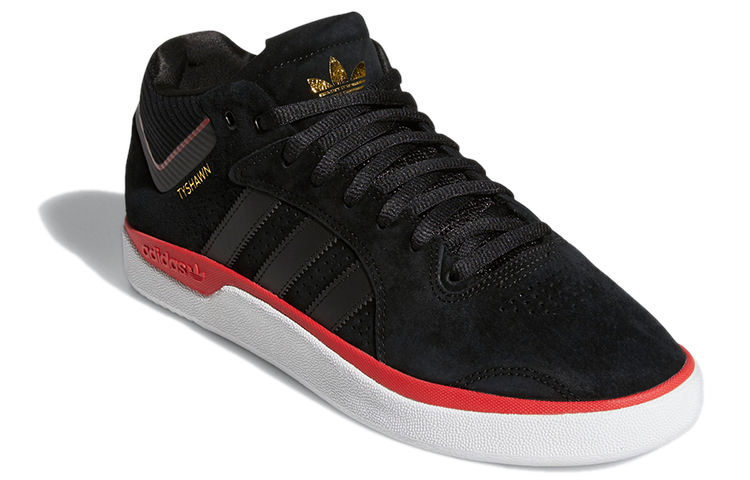 Lookbook 阿迪达斯 Tyshawn '黑色猩红色' FV5860