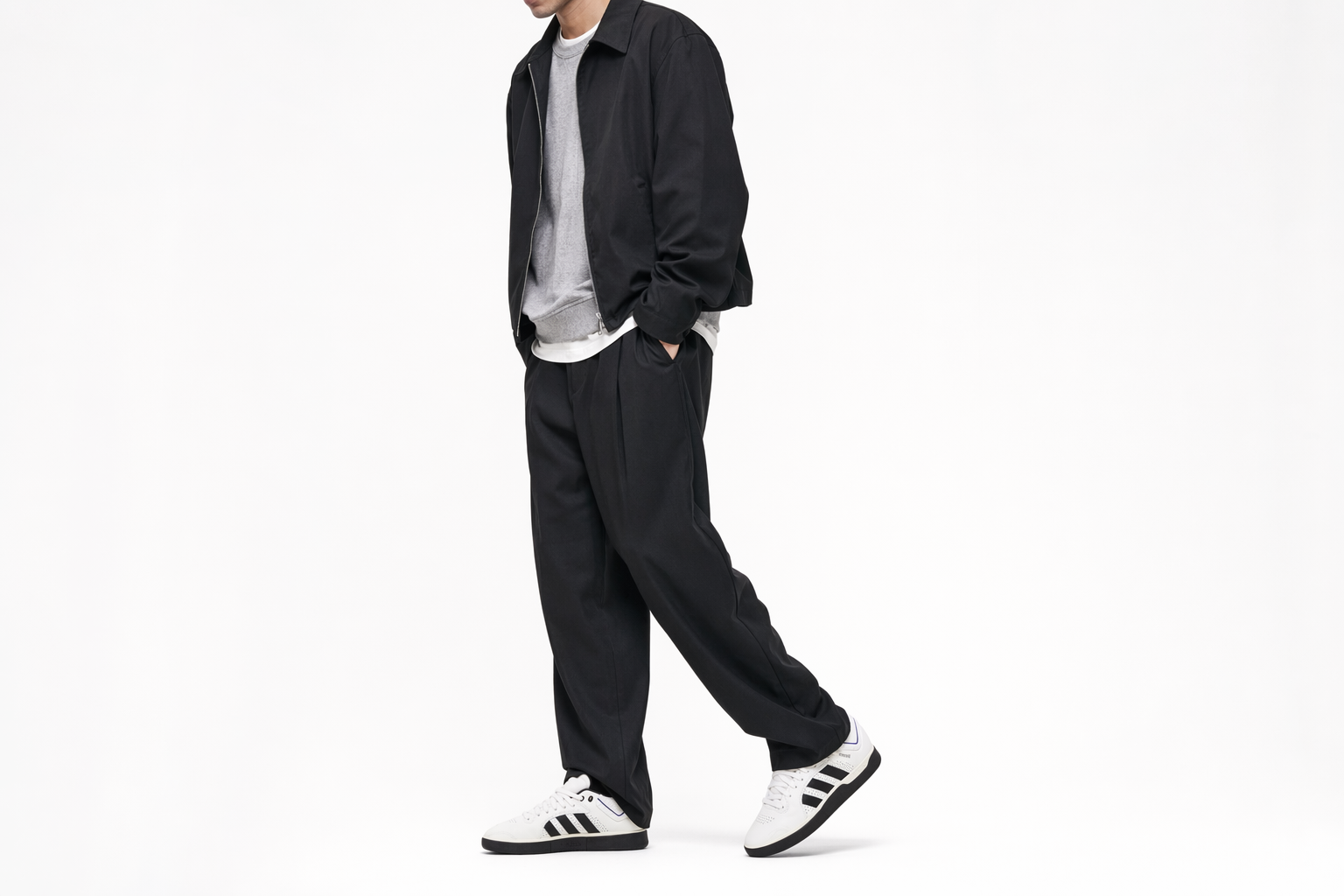 Order 愛迪達 Tyshawn '白黑' GY6950