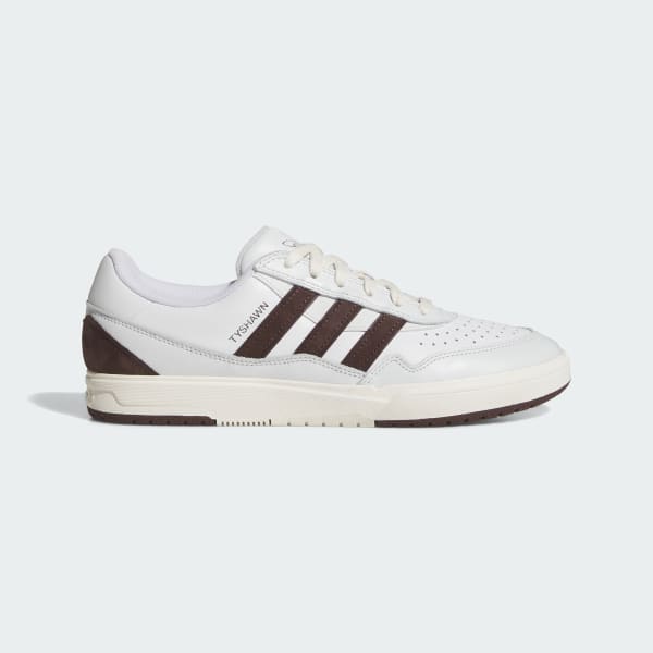 Adidas Tyshawn II x Zach Skate Shoes Crystal White/Shadow Brown/Off White JQ1620