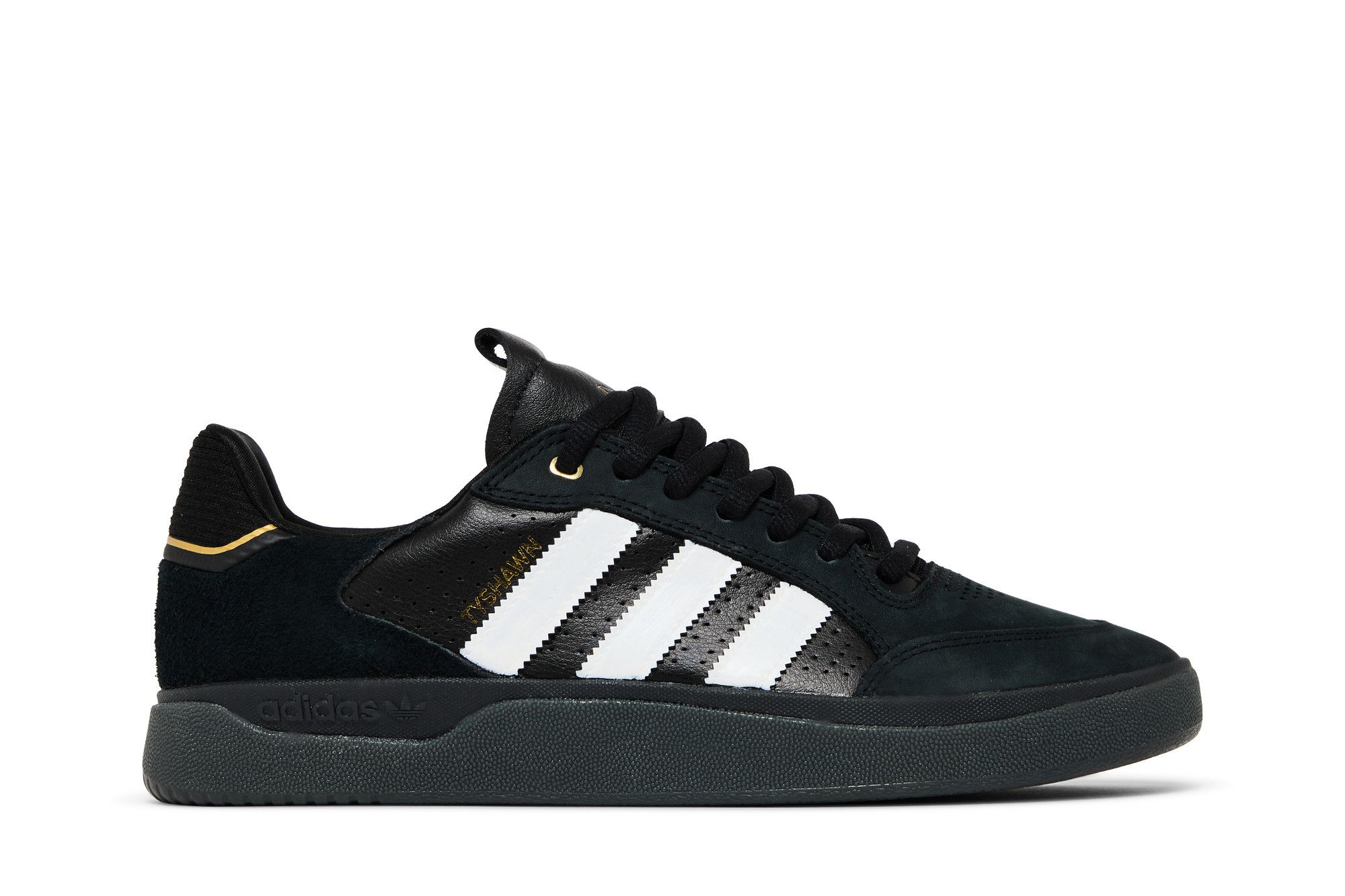 adidas Tyshawn Low 'Black Gold Metallic' GY6957