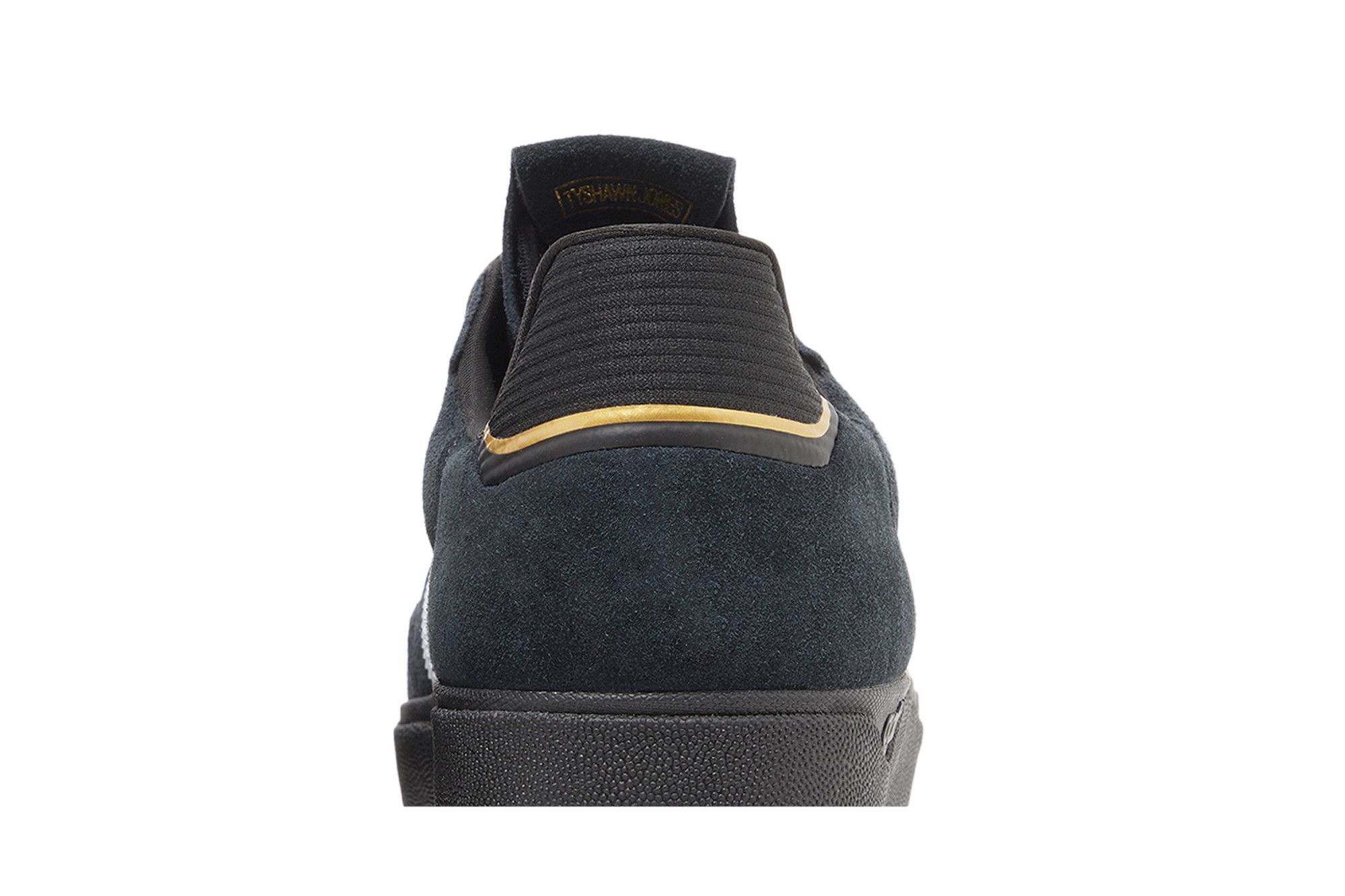 Sizing adidas Tyshawn Low ''Zwart Wit Goud'' HQ2004