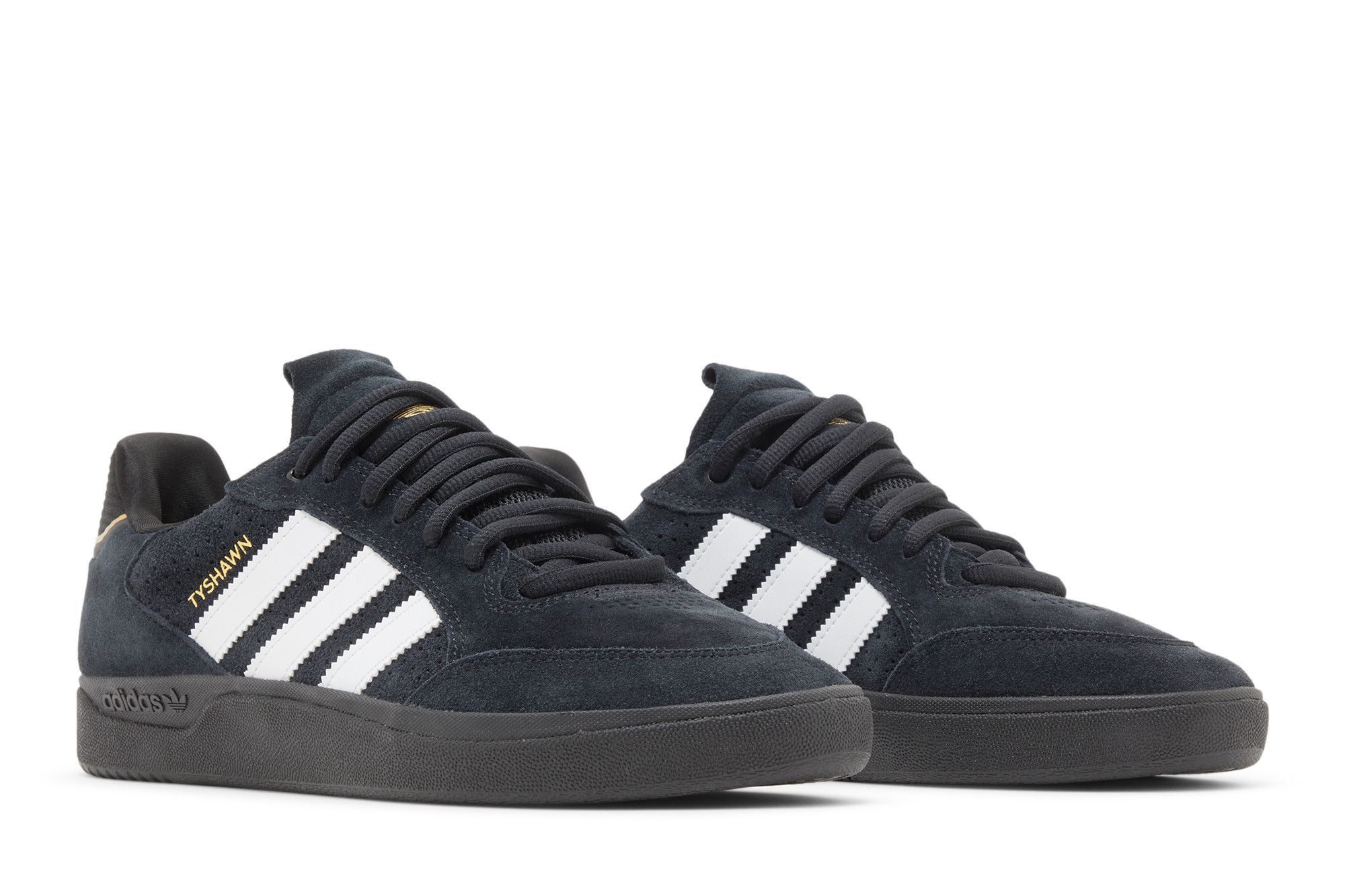 Cheap adidas Tyshawn Low ''Zwart Wit Goud'' HQ2004