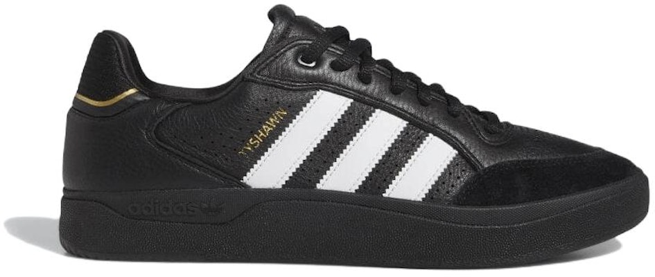 adidas Tyshawn Low 'Black White Gold Leather' IE3124 Order adidas Tyshawn Low 'Black White Gold Leather' IE3124