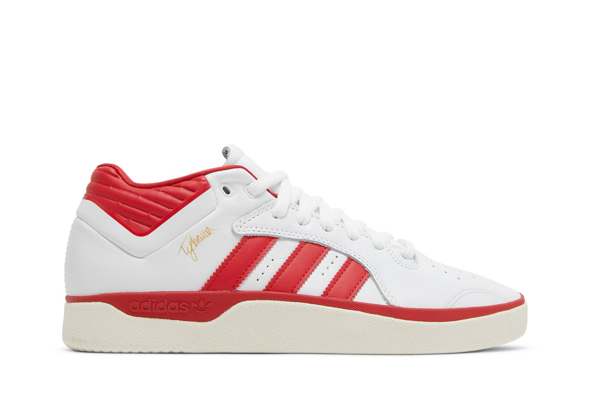 adidas Tyshawn Mid 'White Scarlet' GW4897