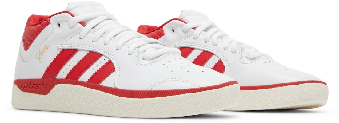 adidas Tyshawn Mid 'White Scarlet' GW4897 Cheap adidas Tyshawn Mid 'White Scarlet' GW4897