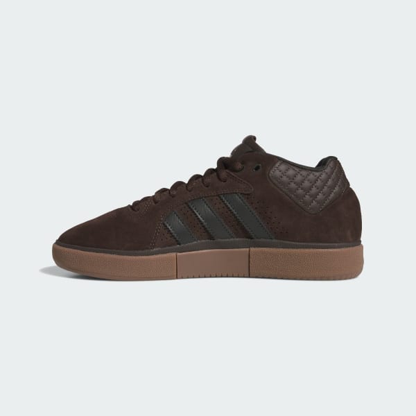 Details for Adidas Tyshawn Shoes Carbon/Aurora Coffee/Carbon HQ4740