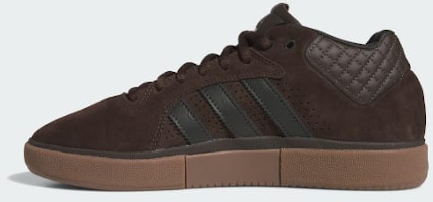 Adidas Tyshawn Shoes Carbon/Aurora Coffee/Carbon HQ4740 Details for Adidas Tyshawn Shoes Carbon/Aurora Coffee/Carbon HQ4740