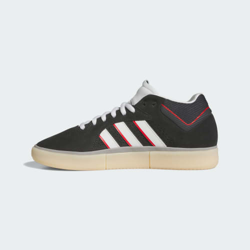Details for adidas Tyshawn Sneakers Carbon/Crystal White/Better Scarlet KJ0194