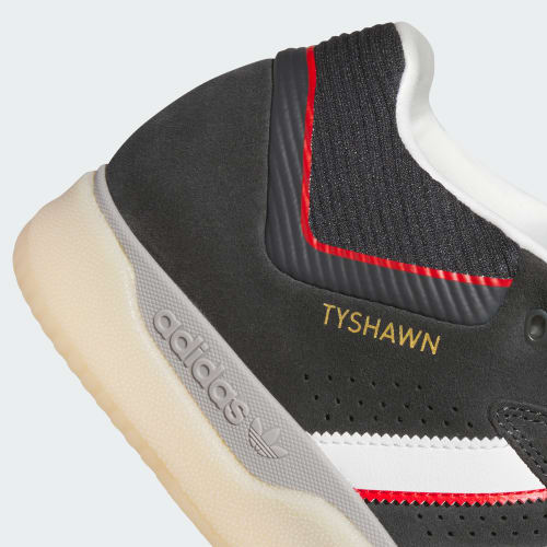 Cheap adidas Tyshawn Sneakers Carbon/Crystal White/Better Scarlet KJ0194