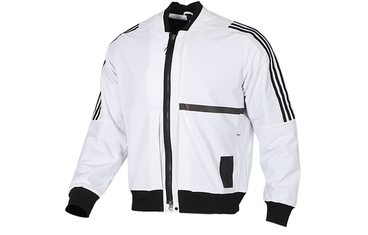 adidas U1 JKT BOMB Slim Fit Jacket - White FJ0248