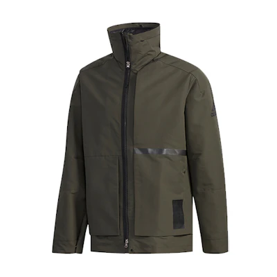 adidas U1 Jkt Warm Packable Windbreaker Jacket - Deep Earth Gray FJ0258