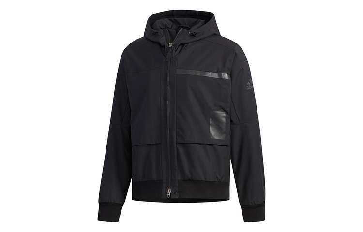 adidas U1 WV JKT Hoody Casual Sports Jacket Black FJ0250