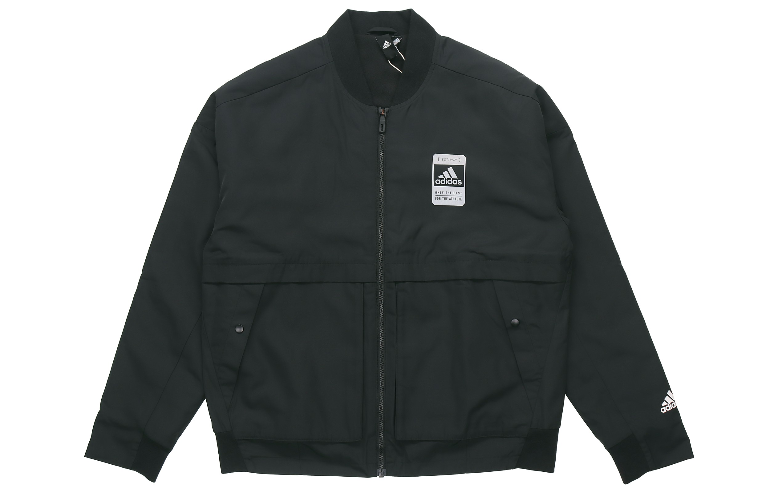 adidas U2 Fleece Lined Bomber Jacket Black FJ0180