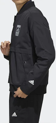 adidas U2 Bomber Jacket Fleece Lined Hitam FJ0180 Details for adidas U2 Bomber Jacket Fleece Lined Hitam FJ0180
