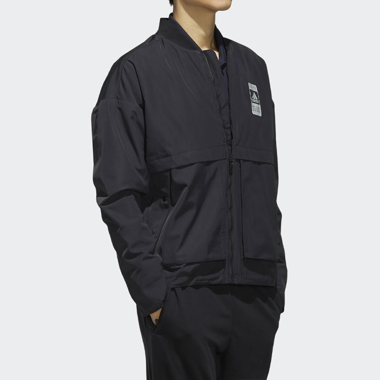 Sizing 아디다스 U2 플리스 라이닝 봄버 재킷 블랙 FJ0180