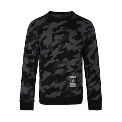 adidas U2 Gfx Cs Long Black Camo Sweatshirt FJ0168