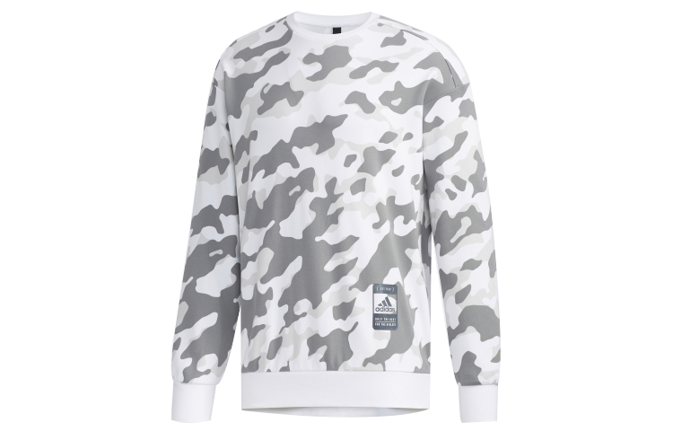 adidas U2 GFX CS Relaxed Crewneck Sweatshirt White FJ0169
