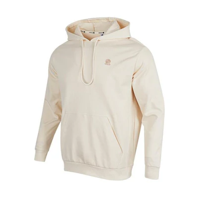 adidas U ESNT HDY Embroidered Logo Knit Hoodie Unisex Off-White HY8531