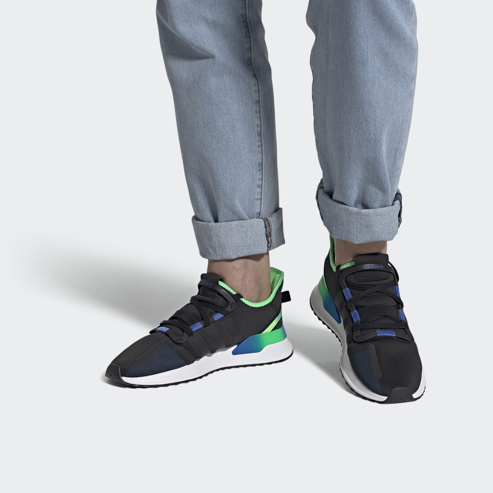 Sizing adidas U_Path Run ''Noir Shock Lime'' FV9248