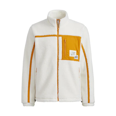 adidas U Radio W Retro Fleece Jacket Pink White - Colorblock, Unisex Design HG9039