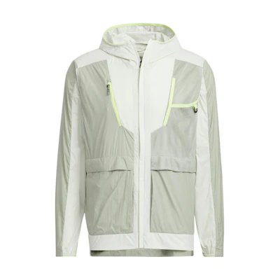 adidas U VOYG LIGHT WB Outdoor Hooded Multi-Pocket Jacket Unisex Light Grey HE5180