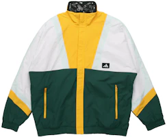 adidas UB JKT Silo Logo Retro Colorblock Track Jacket Forest Green Men GM4444 adidas UB JKT Silo Logo Retro Colorblock Track Jacket Forest Green Men GM4444