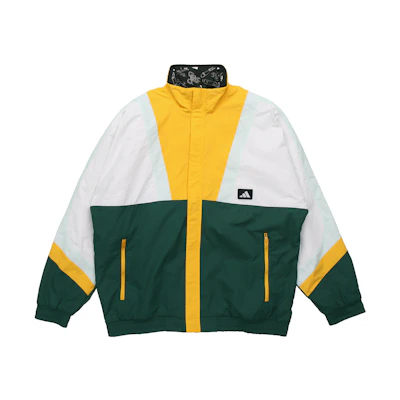 adidas UB JKT Silo Logo Retro Colorblock Track Jacket Forest Green Men GM4444