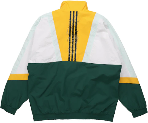 adidas UB JKT Silo Logo Retro Colorblock Track Jacket Forest Green Men GM4444 Lookbook adidas UB JKT Silo Logo Retro Colorblock Track Jacket Forest Green Men GM4444