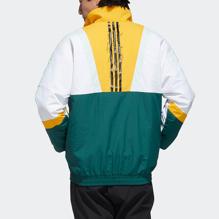 Sizing adidas UB JKT Silo Logo Retro Colorblock Track Jacket Forest Green Men GM4444