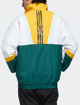 adidas UB JKT Silo Logo Retro Colorblock Track Jacket Forest Green Men GM4444 Sizing adidas UB JKT Silo Logo Retro Colorblock Track Jacket Forest Green Men GM4444