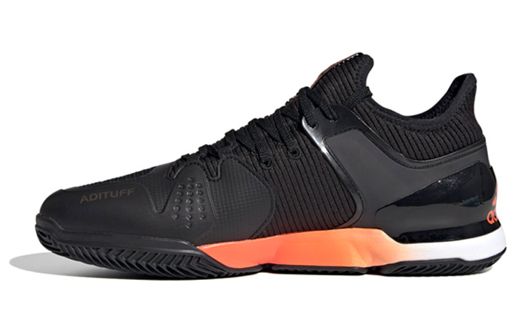 adidas Ubersonic 2 Clay Court 'Black White Orange' FV1458