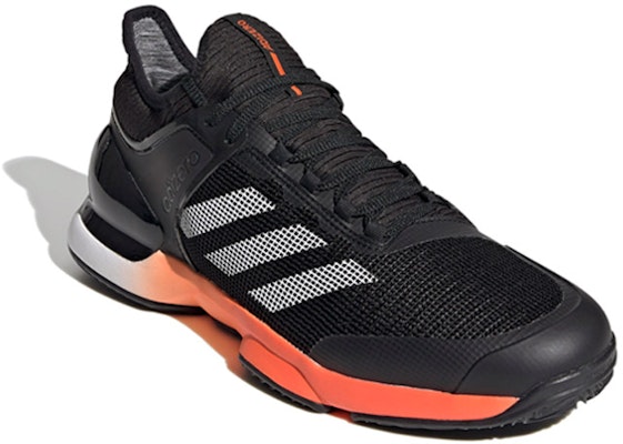 adidas Ubersonic 2 Clay Court 'Black White Orange' FV1458 Lookbook adidas Ubersonic 2 Clay Court 'Black White Orange' FV1458