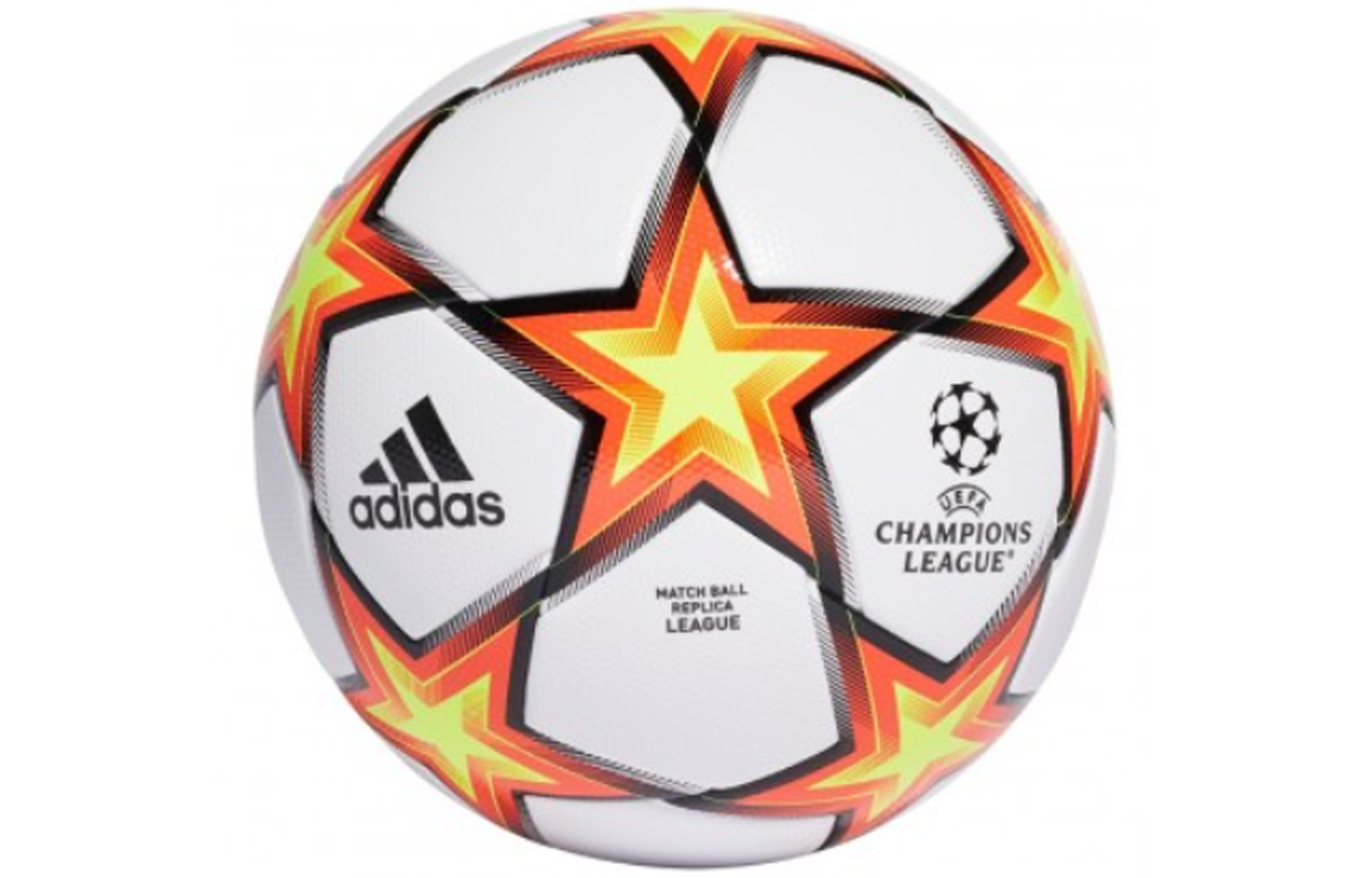 adidas UEFA Champions League PU Soccer Ball White/Red/Yellow/Black GT7788