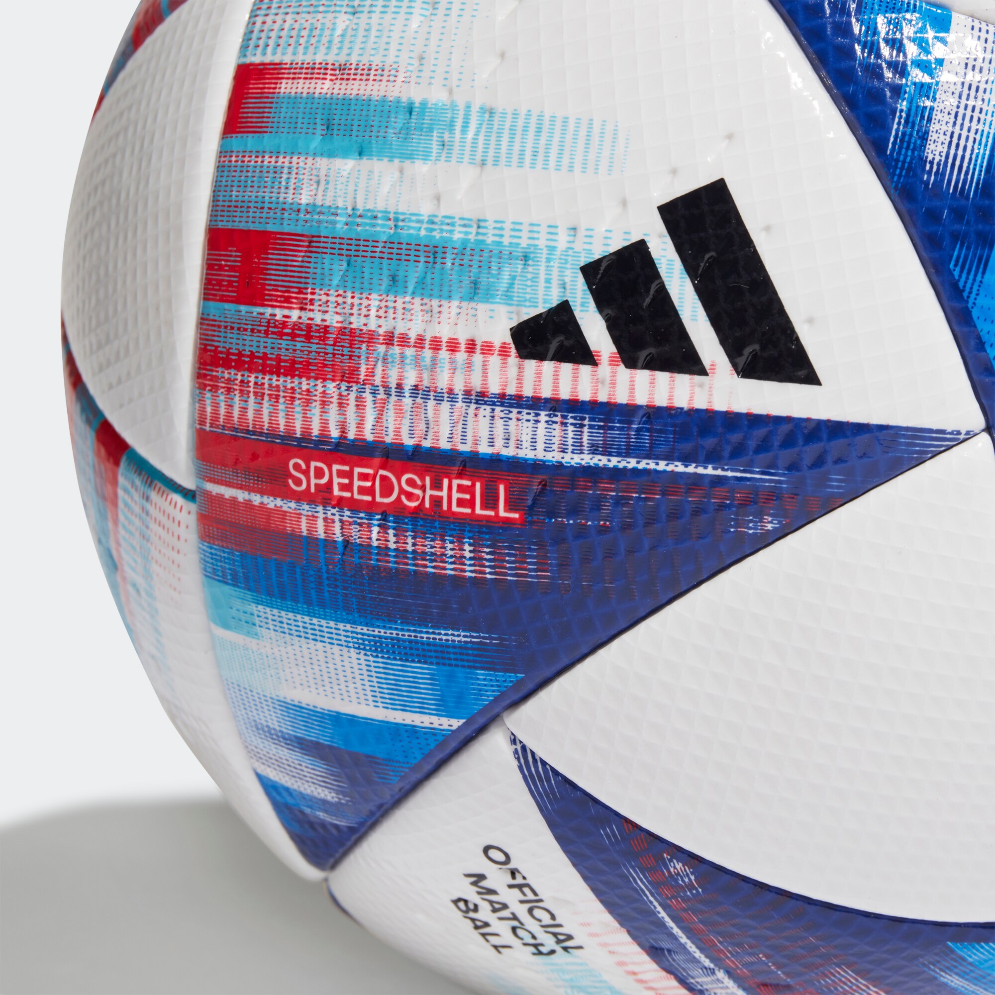 Details for adidas UEFA Match Ball TPU Soccer Ball Seamless White Blue Unisex Game Ball HI2172