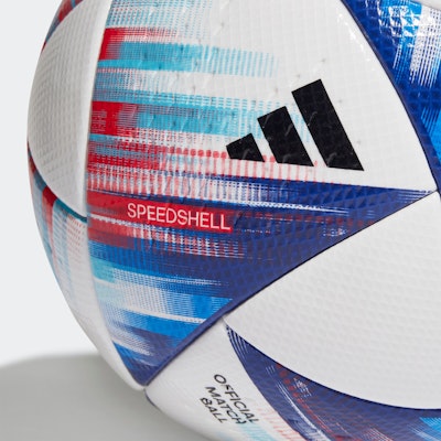 adidas UEFA Match Ball TPU Soccer Ball Seamless White Blue Unisex Game Ball HI2172 Details for adidas UEFA Match Ball TPU Soccer Ball Seamless White Blue Unisex Game Ball HI2172