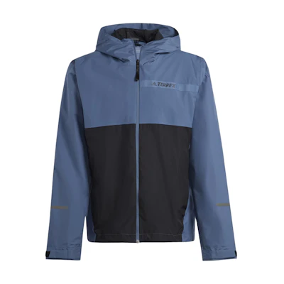 adidas ULT MULTI RAINRDY Waterproof Breathable Hiking Jacket Blue/Black HF0828